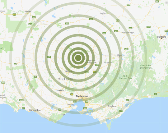 Region map for Moama